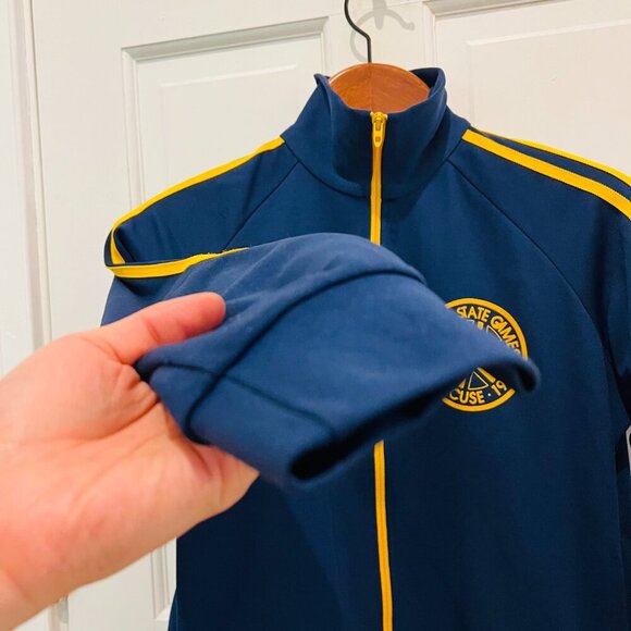 VINTAGE 1979 EMPIRE STATE GAMES SYRACUSE NY WARM-UP TRACK 'CREW' JACKET - Picture 8 of 16